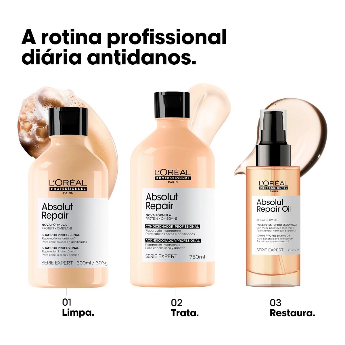 LOreal Professionnel Serie Expert Absolut Repair - Condicionador 750ml 750ml 4