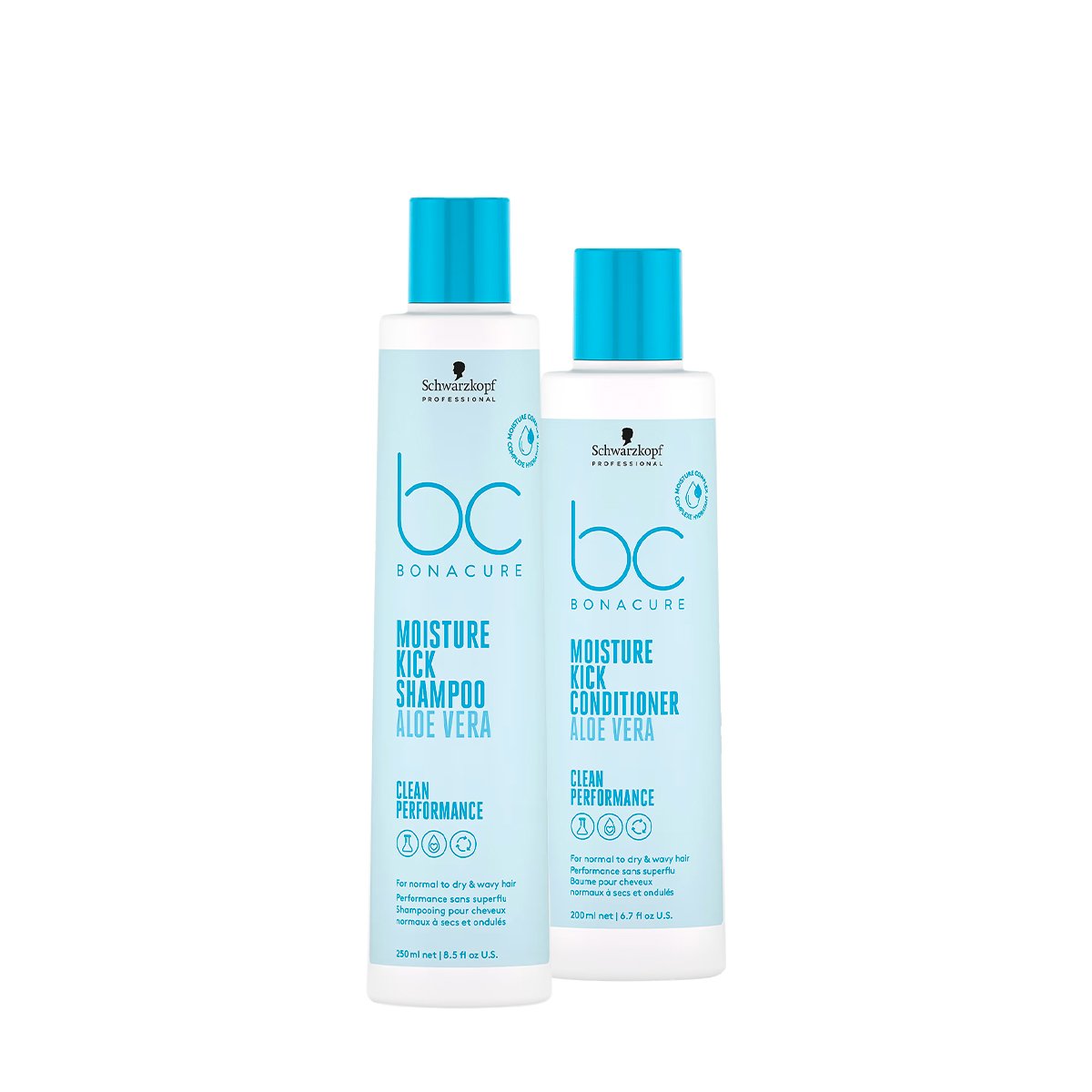 Kit Schwarzkopf Professional BC Bonacure Moisture Kick - Shampoo e Condicionador (2 produtos)