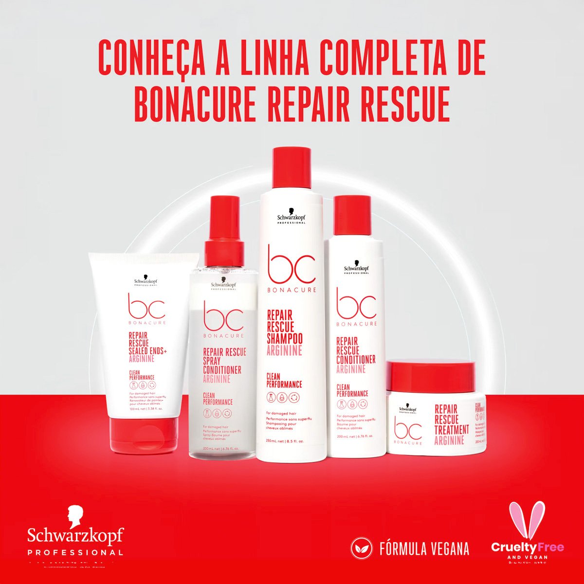 Kit Schwarzkopf Professional BC Bonacure Repair Rescue+ - Spray 400 e Mask 500 (2 produtos) ÚNICO 4