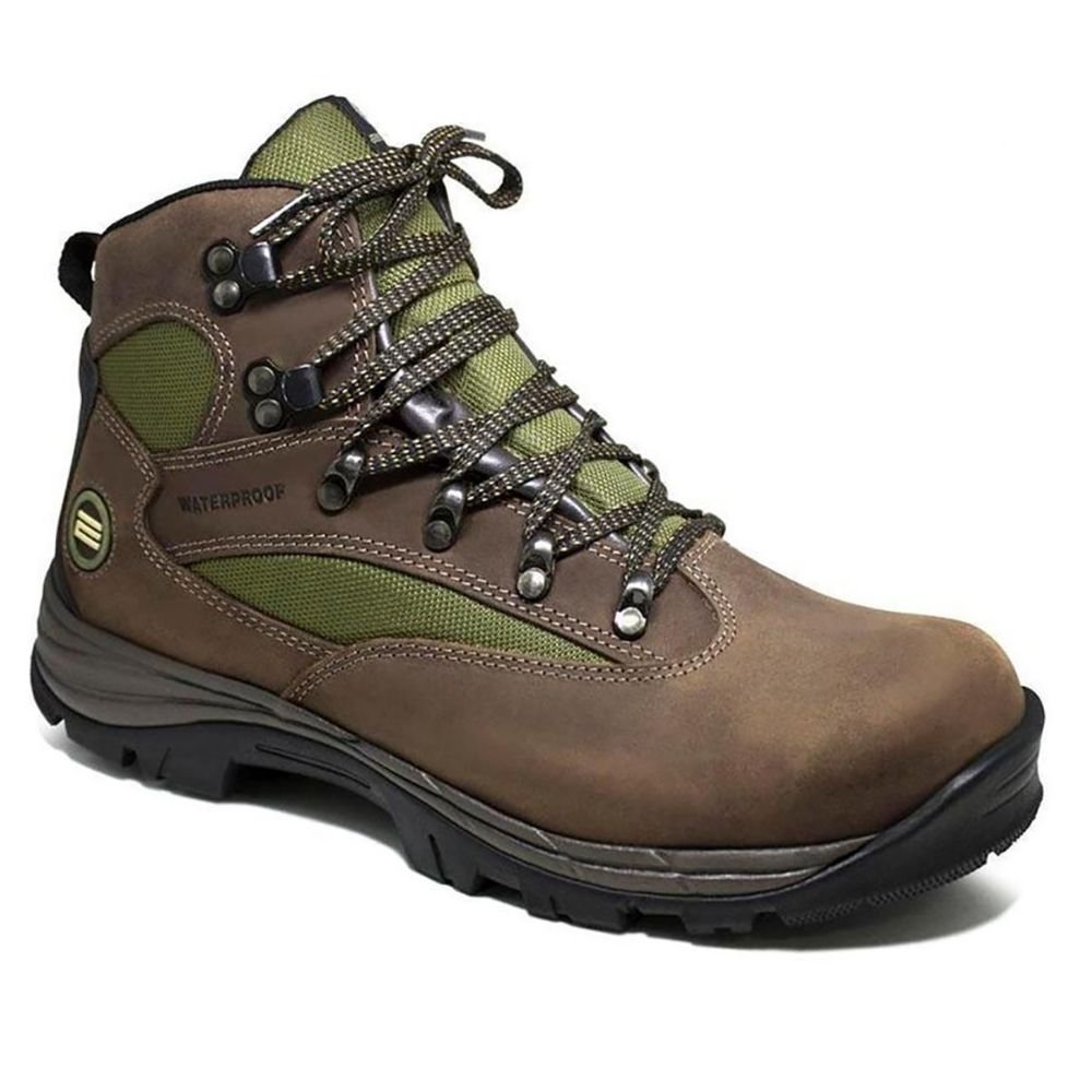 Bota Couro Estival Chocorua Waterproof Masculina - Marrom Marrom 1
