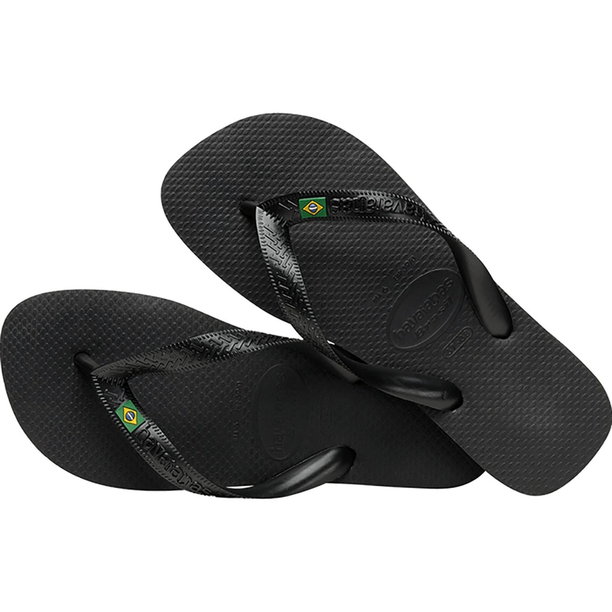 Chinelo Havaianas Brasil - Preto Preto 4