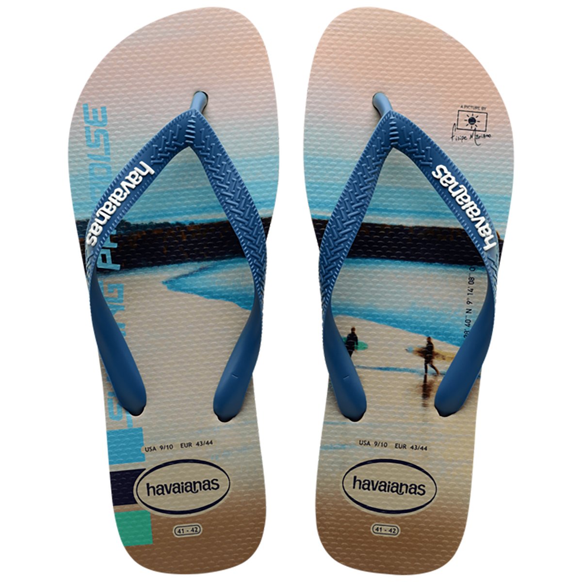 Chinelo Havaianas Hype FC - Areia Bege 1