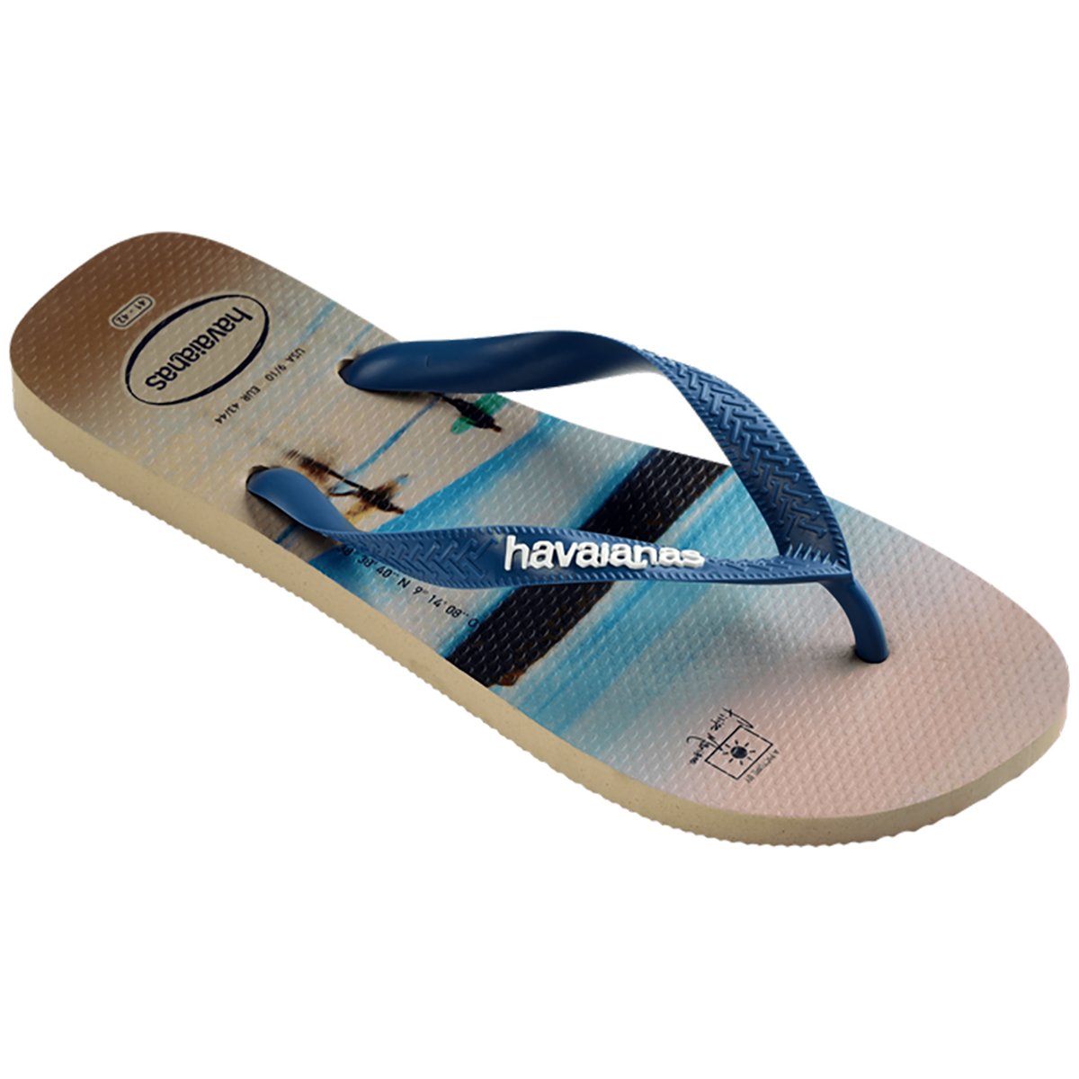Chinelo Havaianas Hype FC - Areia Bege 2