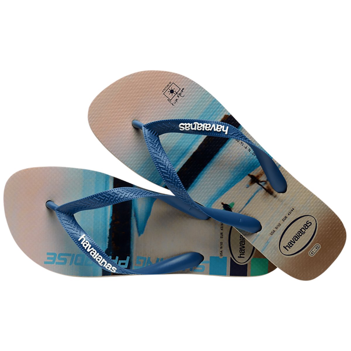 Chinelo Havaianas Hype FC - Areia Bege 4