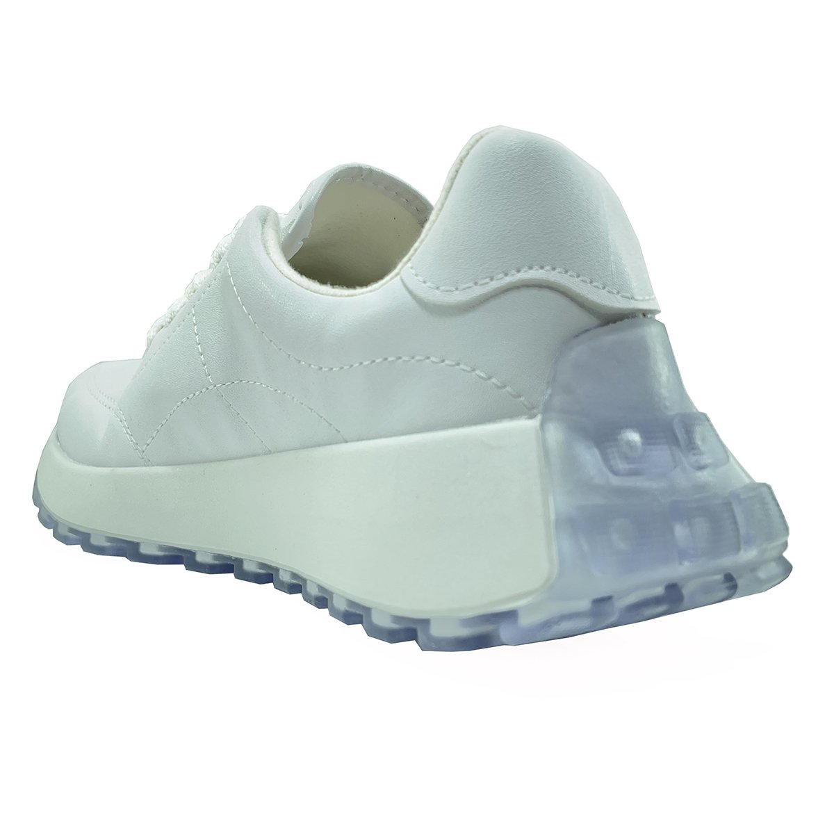 Tênis Vizzano Plataforma Casual Pelica Feminino - Branco Branco 4