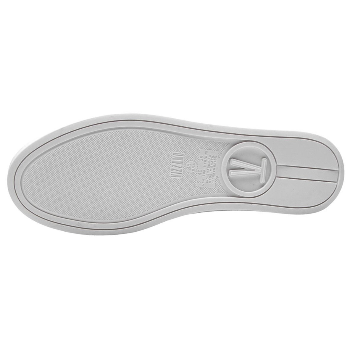 Tênis Vizzano Casual Cadarço Pelica - Branco Branco 5