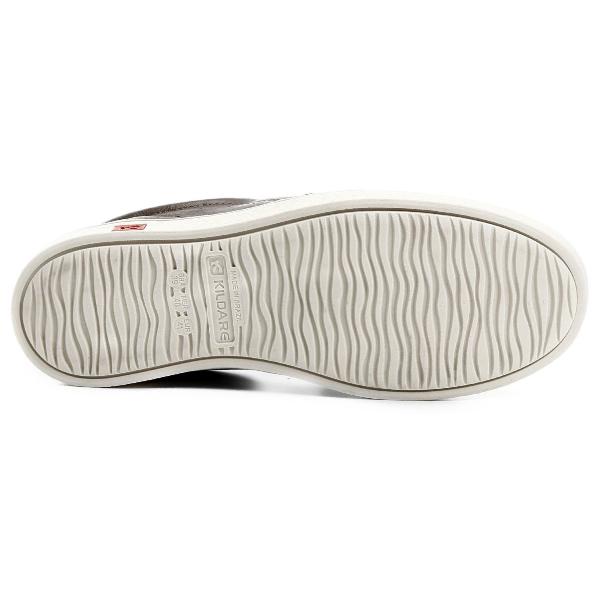 Tênis Slip On Couro Kildare Masculino - Café Marrom 5