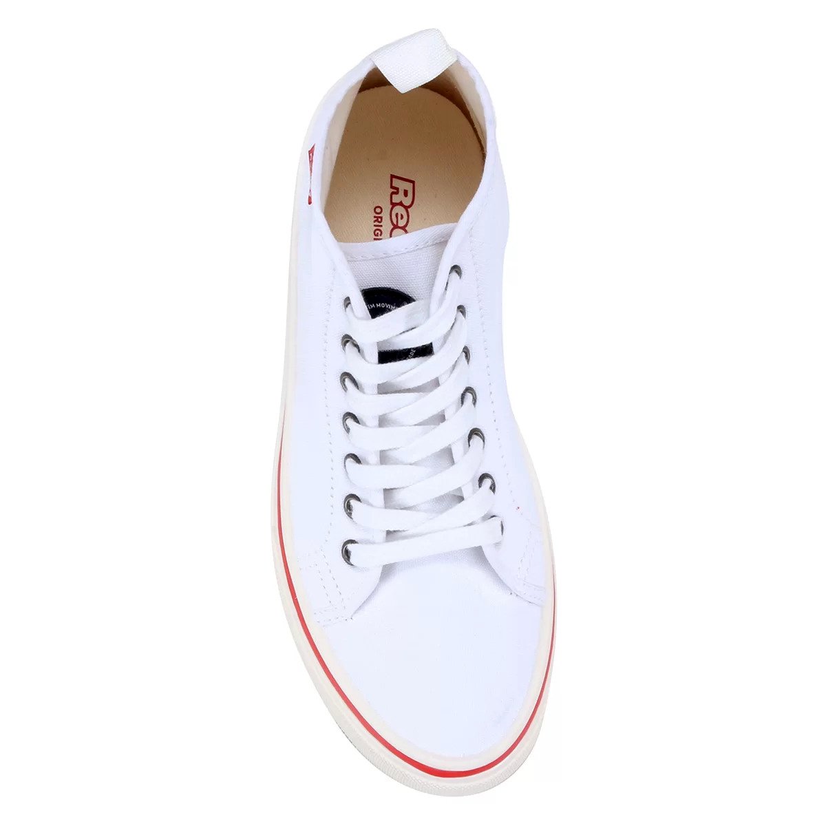 Tênis Redley Originals Cano Alto - Branco Branco 3