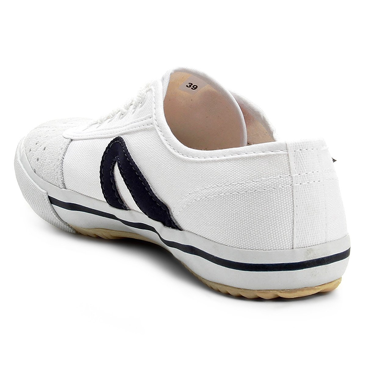 Tênis Rainha VL-2500 Masculino - Branco e Marinho Branco 3