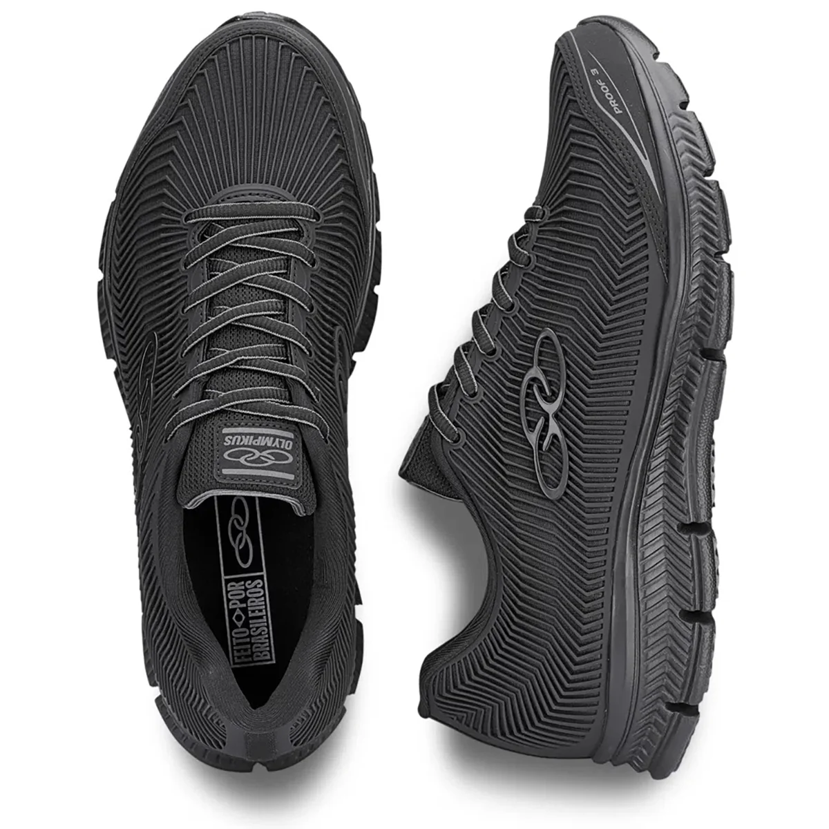 Tênis Olympikus Proof 3 Masculino - Preto Preto 3