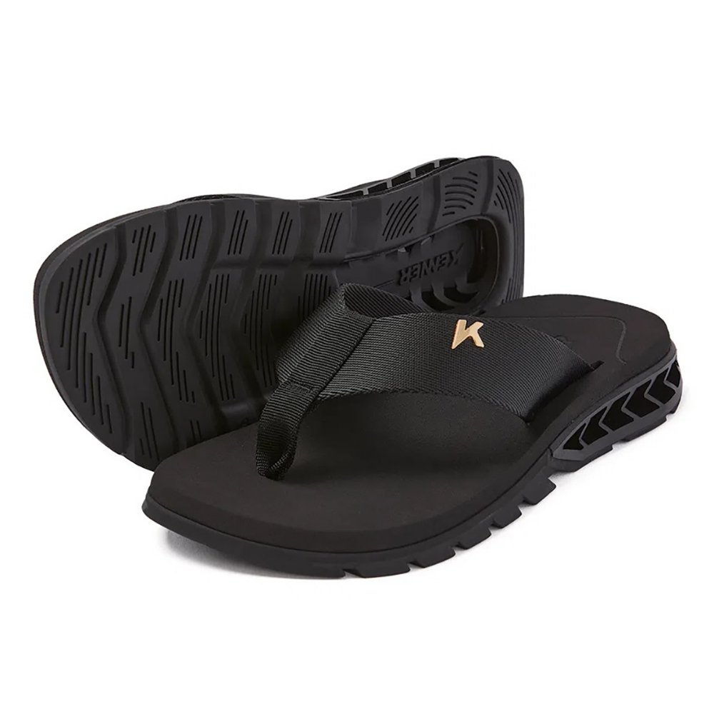 Chinelo Kenner Rakka U1 Masculino Preto Preto