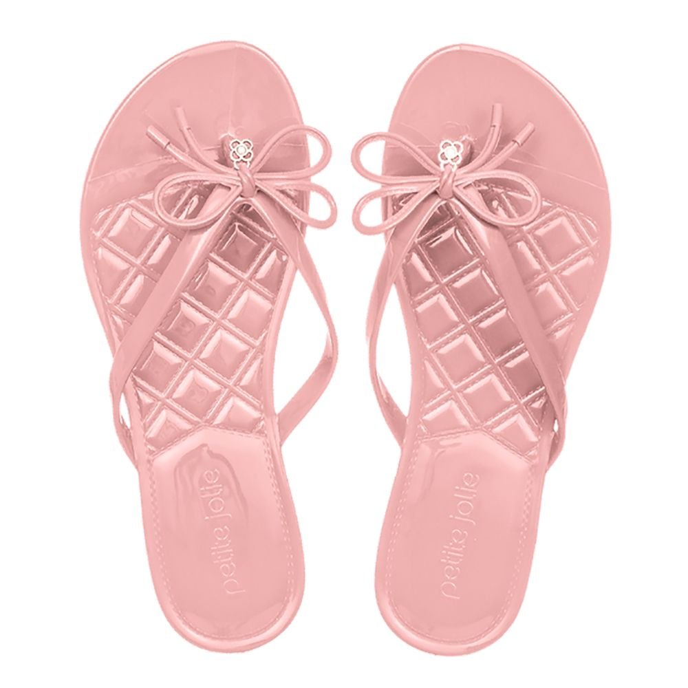 Chinelo Petite Jolie Aplicação Express II Laço Feminino - Rosa