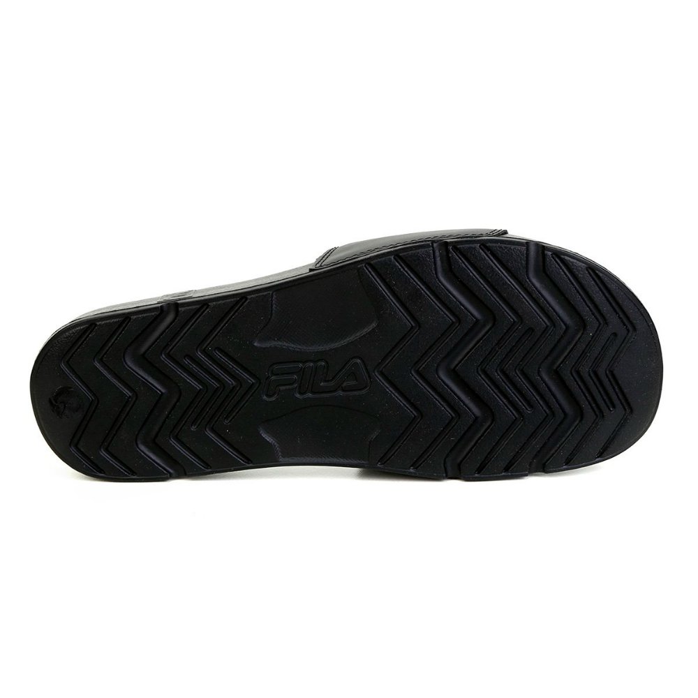 Chinelo Slide Fila Drifter Basic - Preto e Vermelho Preto 3