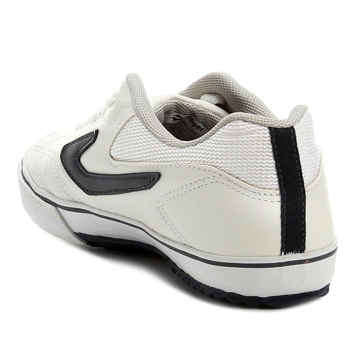 Chuteira Futsal Infantil Topper Dominator III - Branca Branco 2
