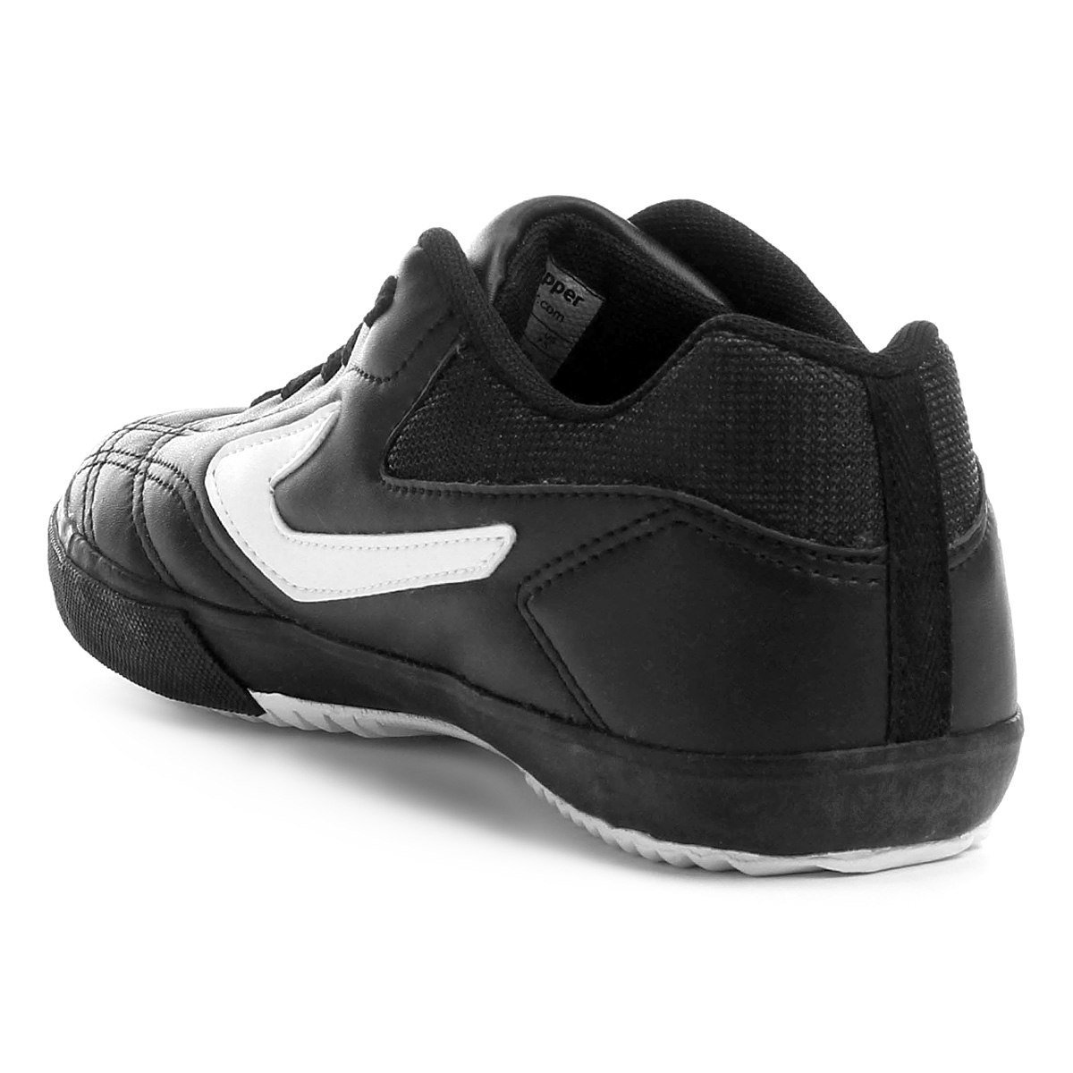Chuteira Futsal Infantil Topper Dominator III - Preta Preto 3