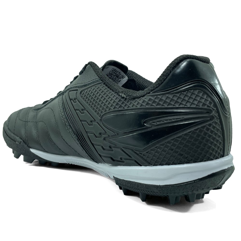 Chuteira Society Dray Couro Masculina - Preto Preto 4