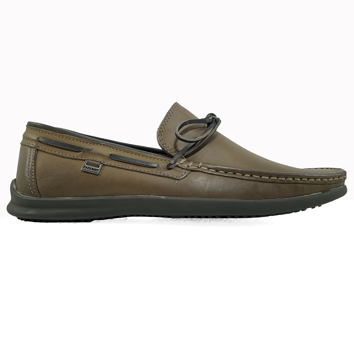 Mocassim Couro Freeway Porto Masculino - Marrom Marrom 2