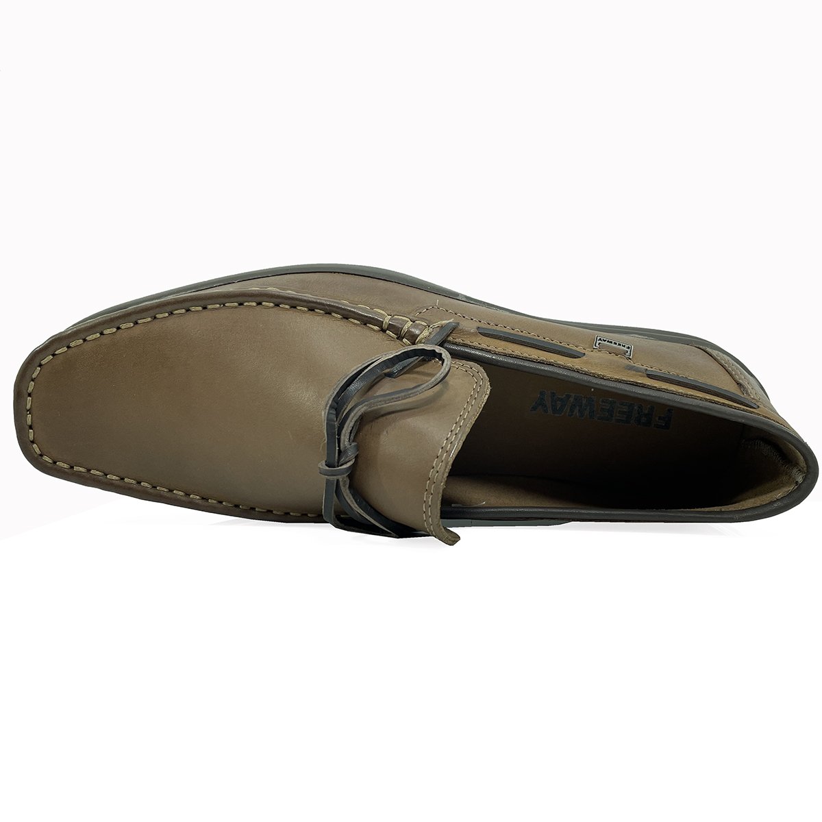 Mocassim Couro Freeway Porto Masculino - Marrom Marrom 3