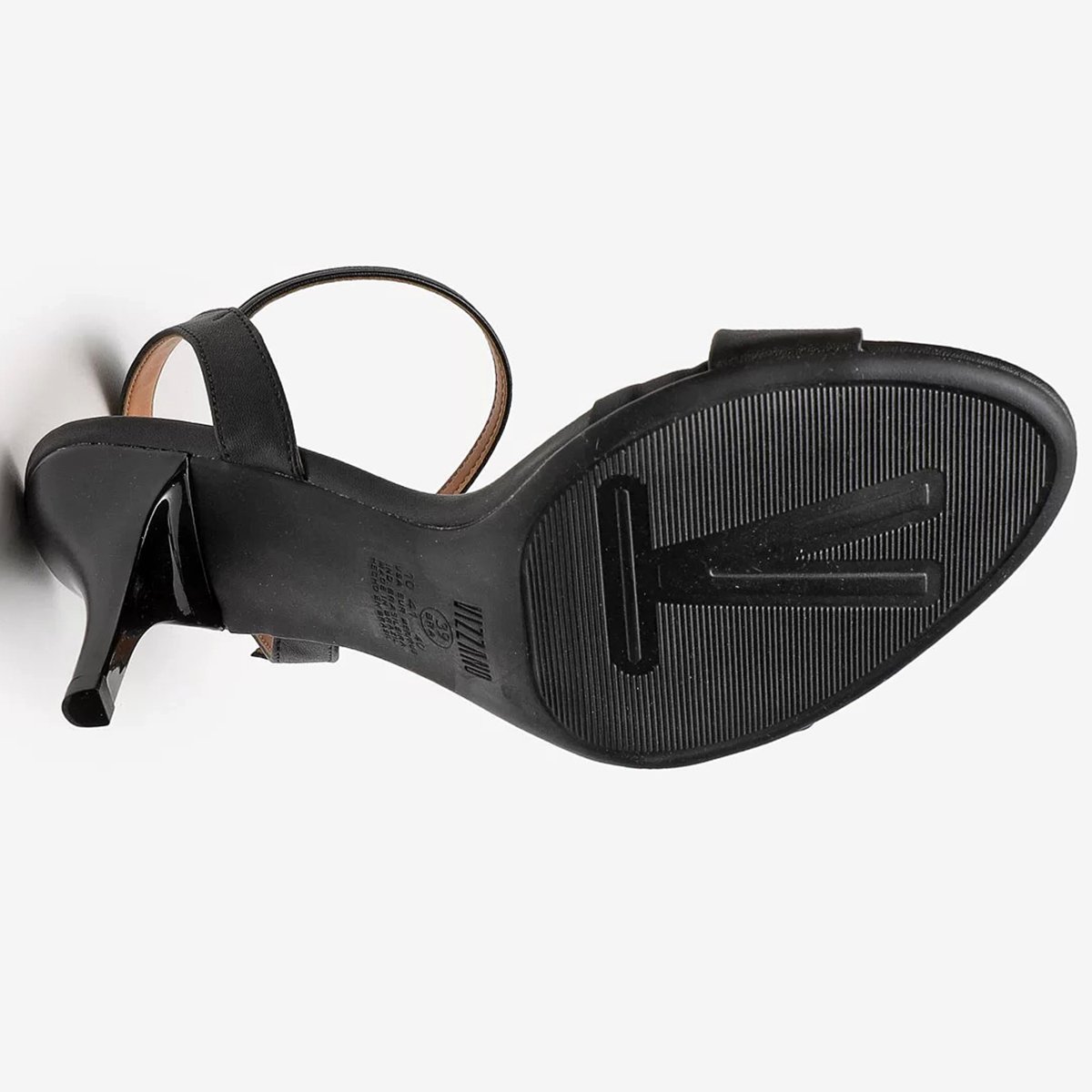 Sandália Vizzano Básica Salto Médio Feminina - Preto Preto 5