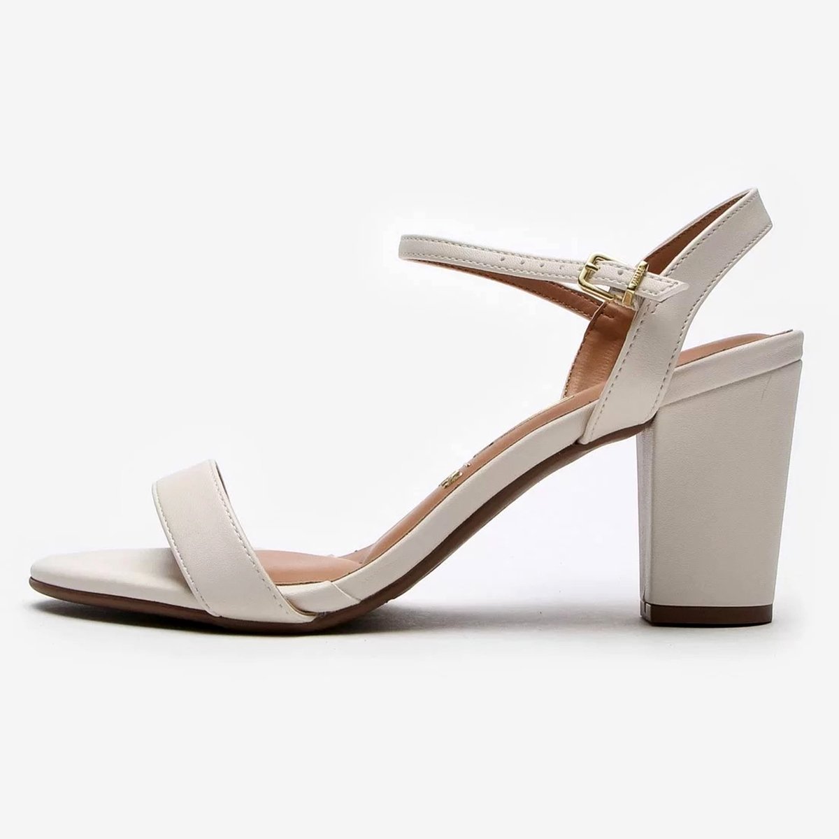 Sandália Vizzano Lisa Básica Feminina - Off White Branco 2