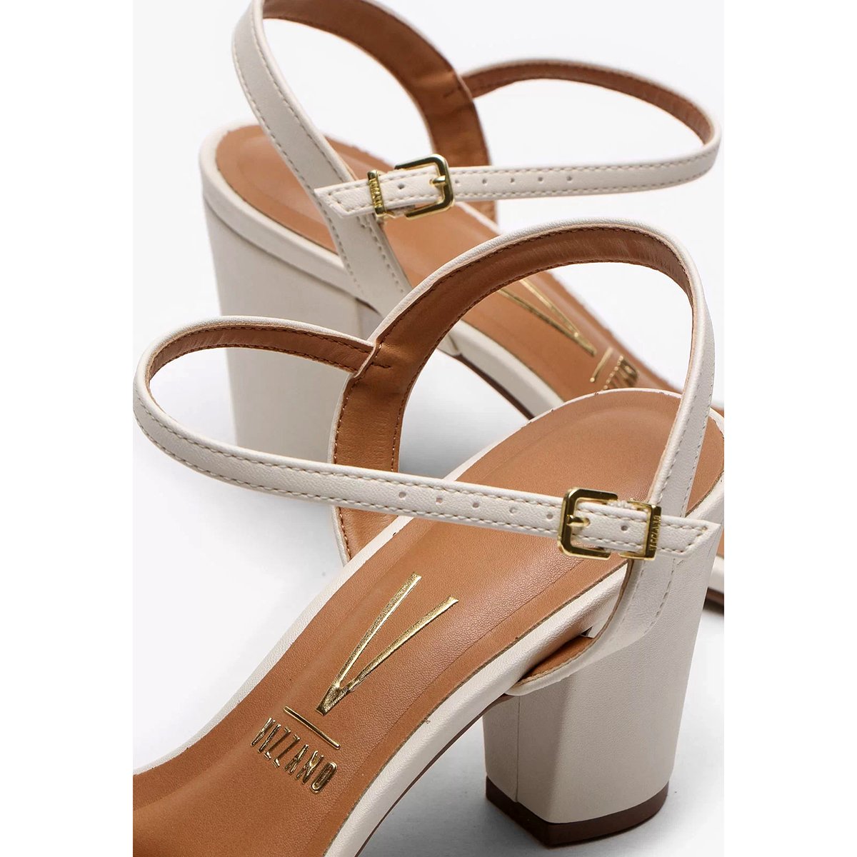 Sandália Vizzano Lisa Básica Feminina - Off White Branco 3