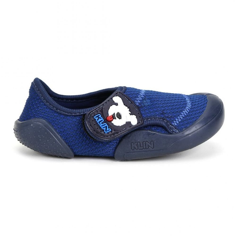Sapato Infantil Klin New Confort Masculino - Azul e Marinho Azul 2