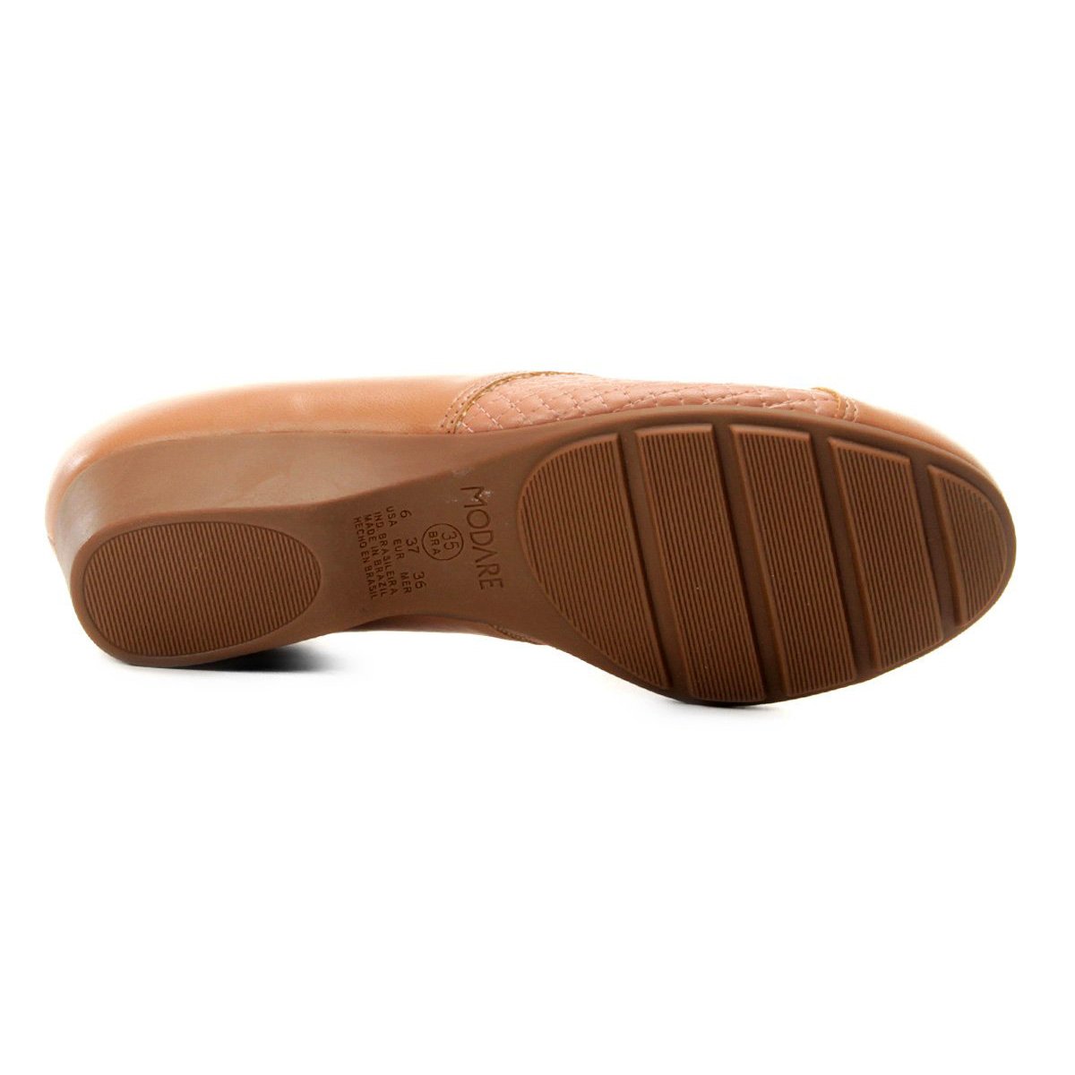 Sapato Scarpin Modare Enfermagem Anabela Joanete - Nude Bege 5