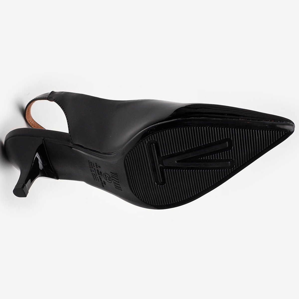 Scarpin Vizzano Salto Baixo Bico Fino 3043 Preto 5