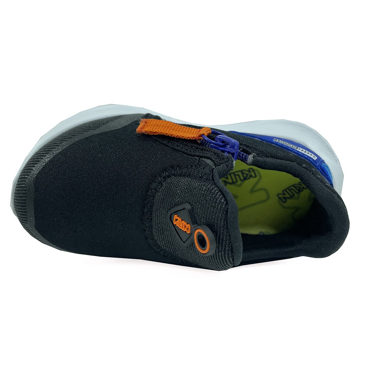 Slip On Infantil Klin Freedom Menino - Preto e Azul Azul 3