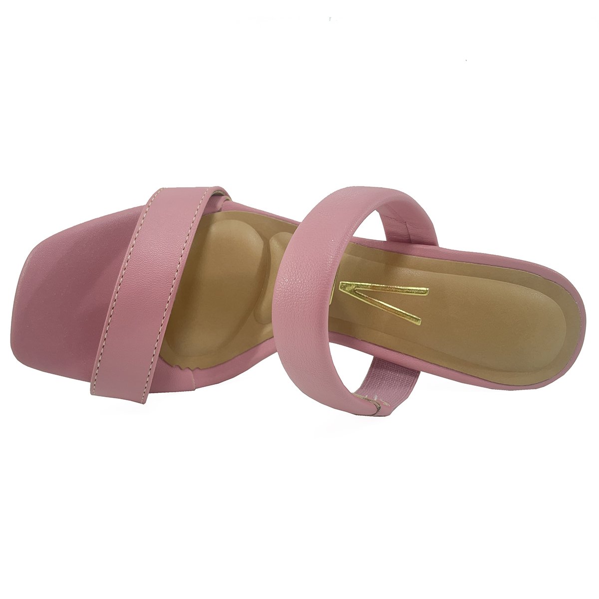 Tamanco Vizzano Pelica Salto Bloco Feminino - Rosa Rosa 3