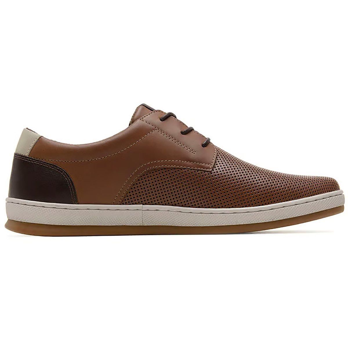 Tênis Casual Freeway Alpha 003 Couro Masculino - Marrom Marrom 2