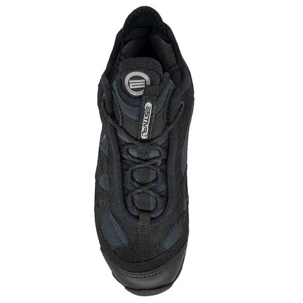 Tênis Couro Estival EstGorge Masculino - Preto Preto 3