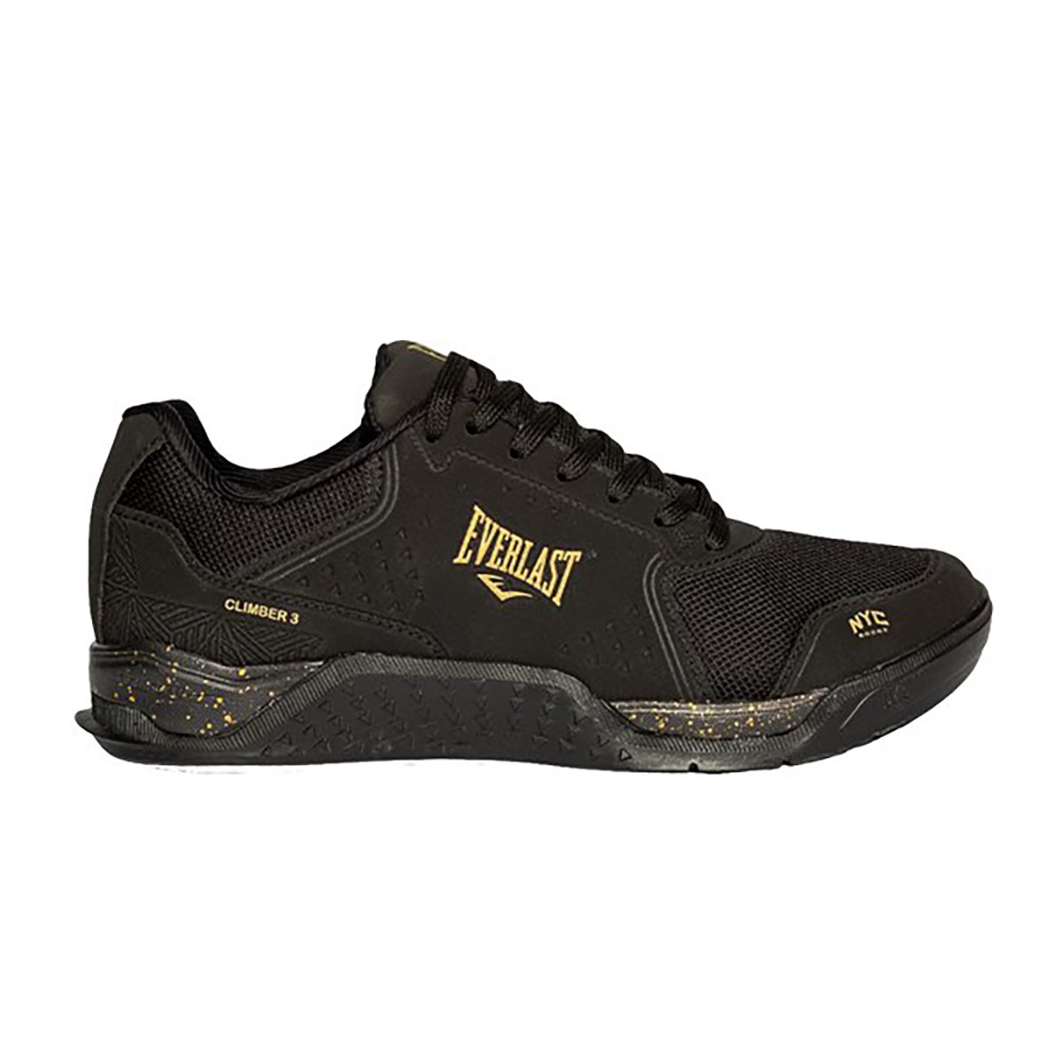 Tênis Everlast Climber III Masculino - Preto e Dourado Preto 3
