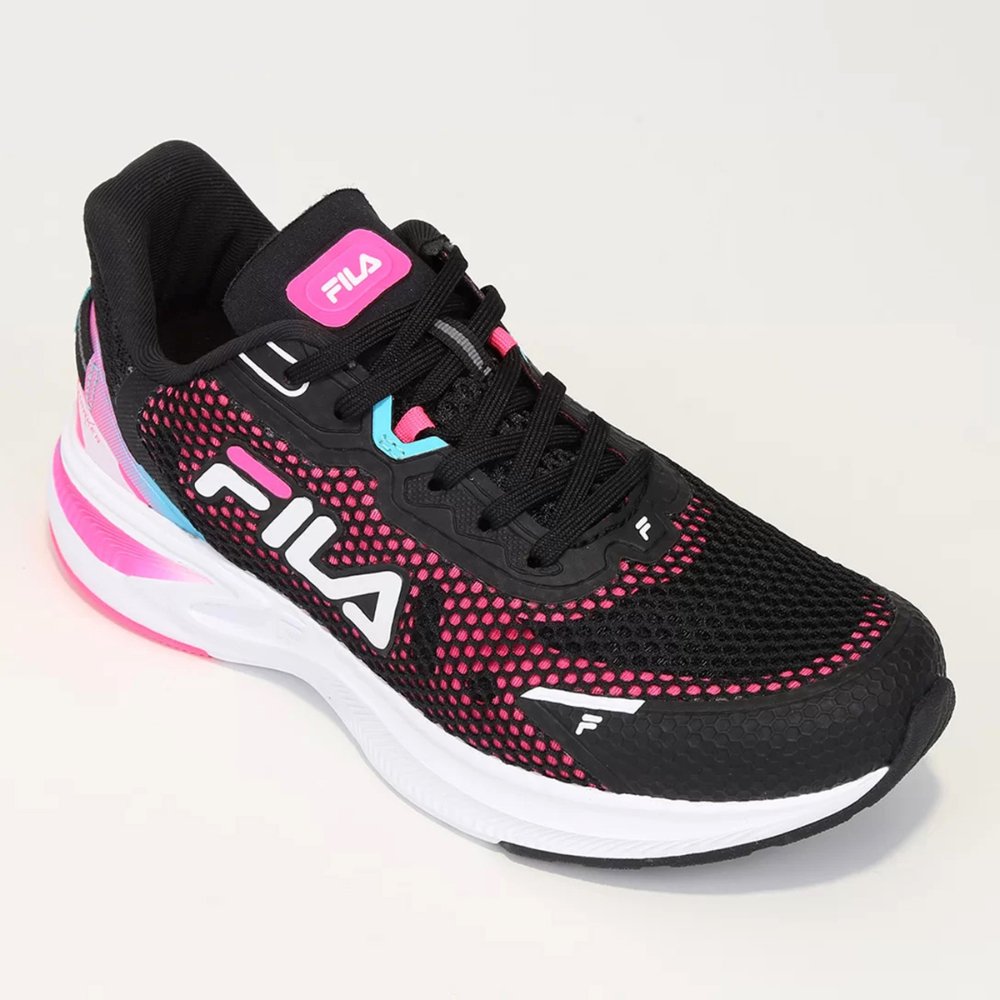 Tênis Fila Racer Marker Feminino - Preto e Pink Preto 1