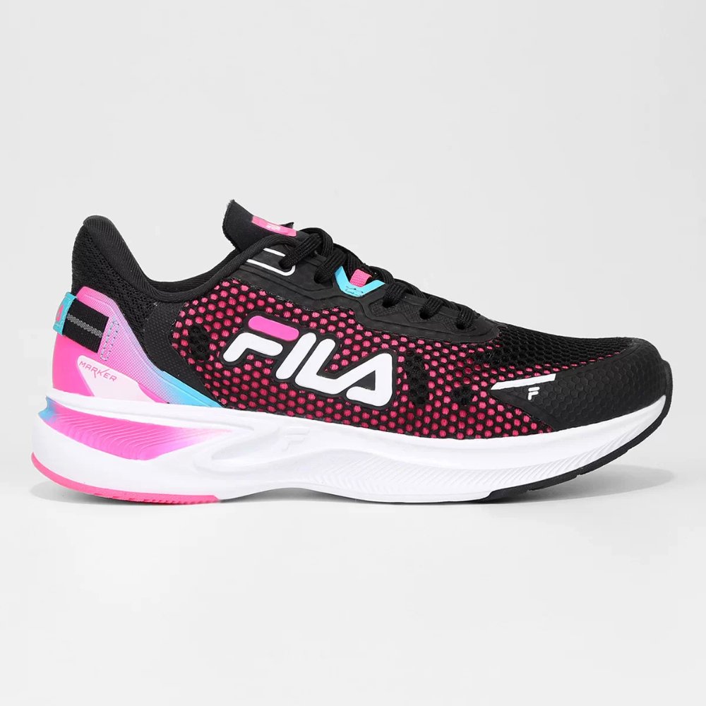 Tênis Fila Racer Marker Feminino - Preto e Pink Preto 2