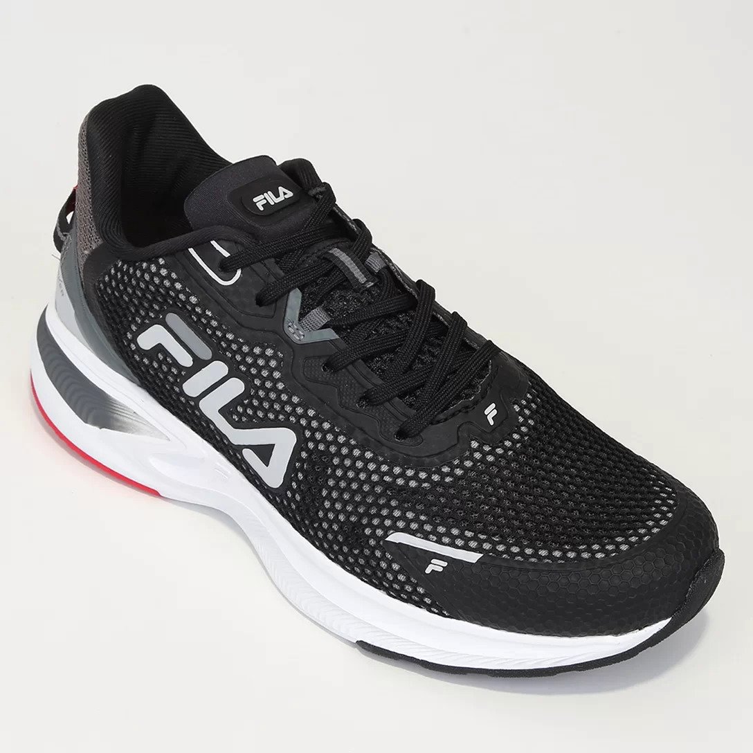 Tênis Fila Racer Marker Masculino - Preto e Prata Preto 1