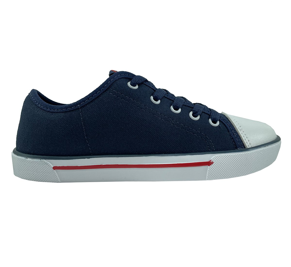 Tênis Infantil Molekinho Cano Baixo Casual Menino - Marinho e Branco Azul 2