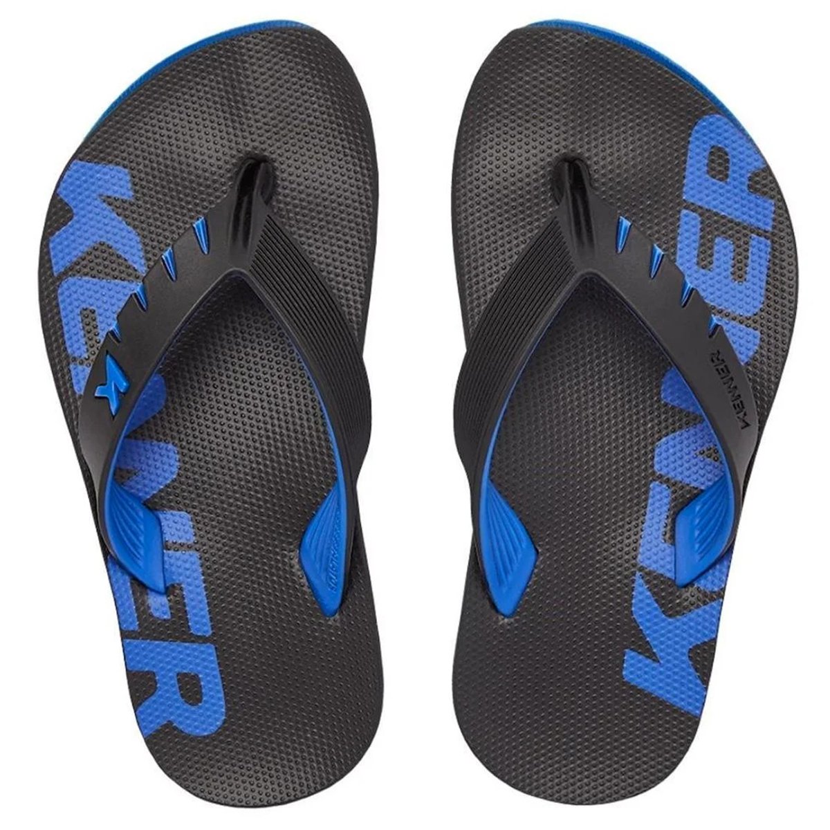 Chinelo Infantil Kenner Red Kids - Preto e Azul Azul 2