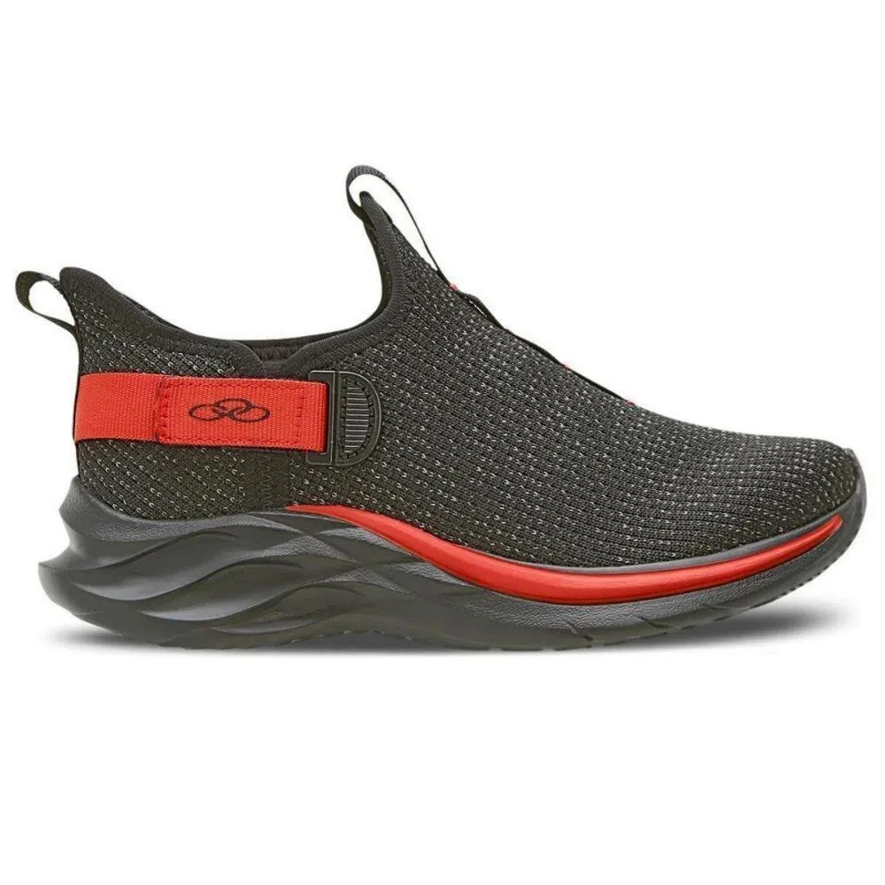 Tênis Infantil Olympikus Maneiro Kids Masculino - Preto e Vermelho Vermelho 2
