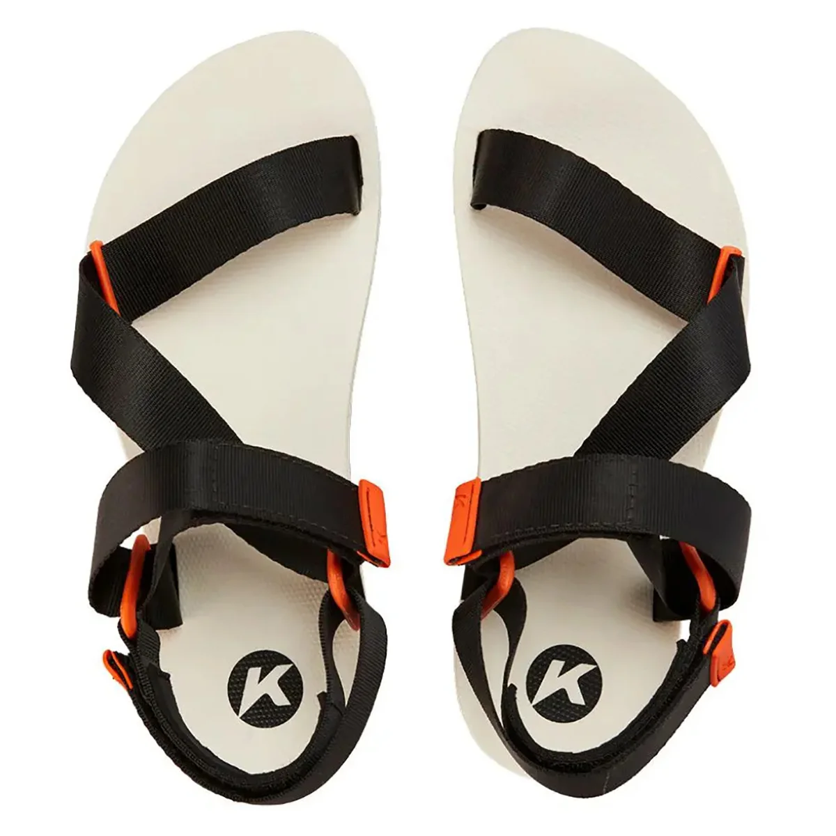 Sandália Kenner Trekking Flatform Feminina - Preto e Laranja Preto 2