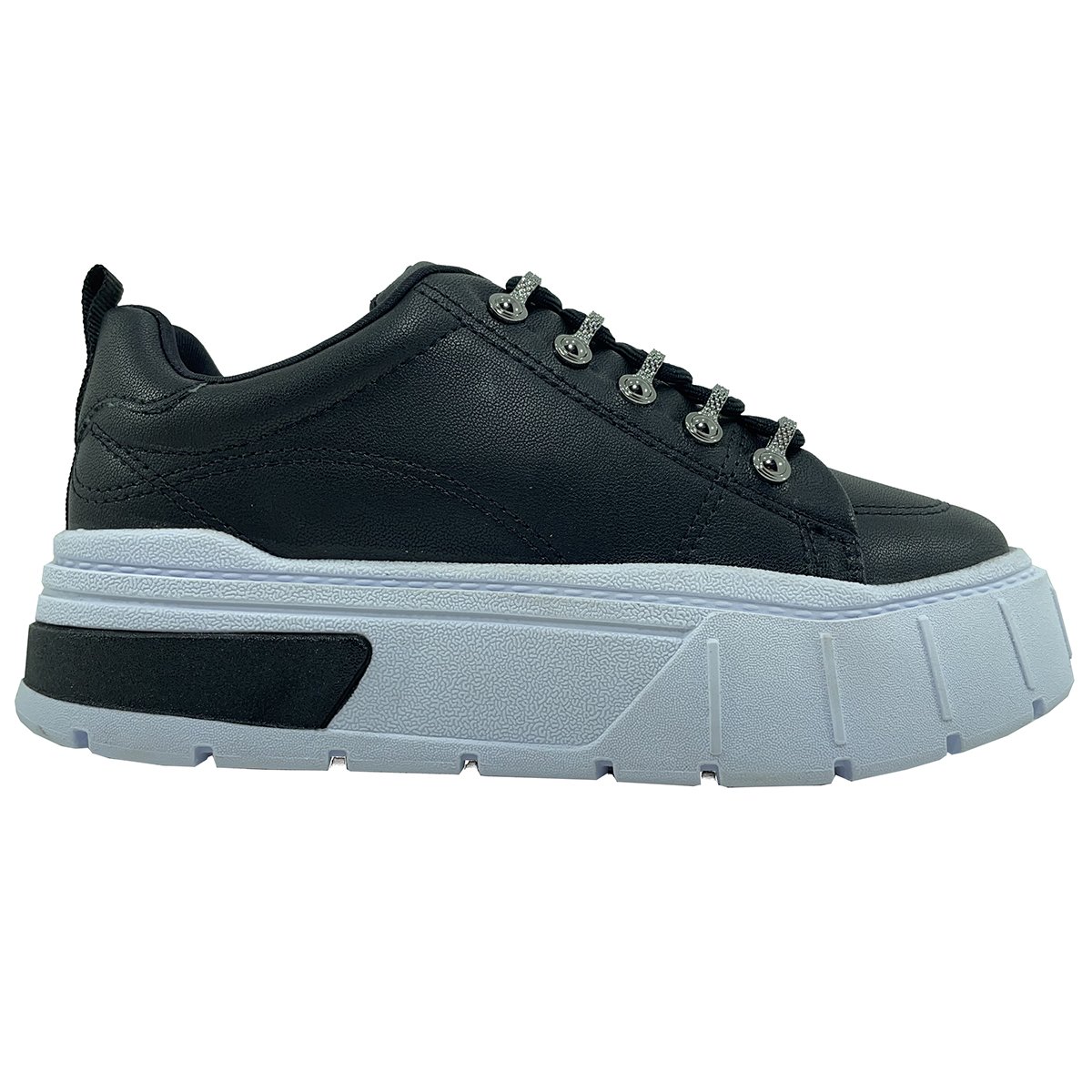 Tênis Ramarim Sneaker Casual Flatform Feminino - Preto Preto 2