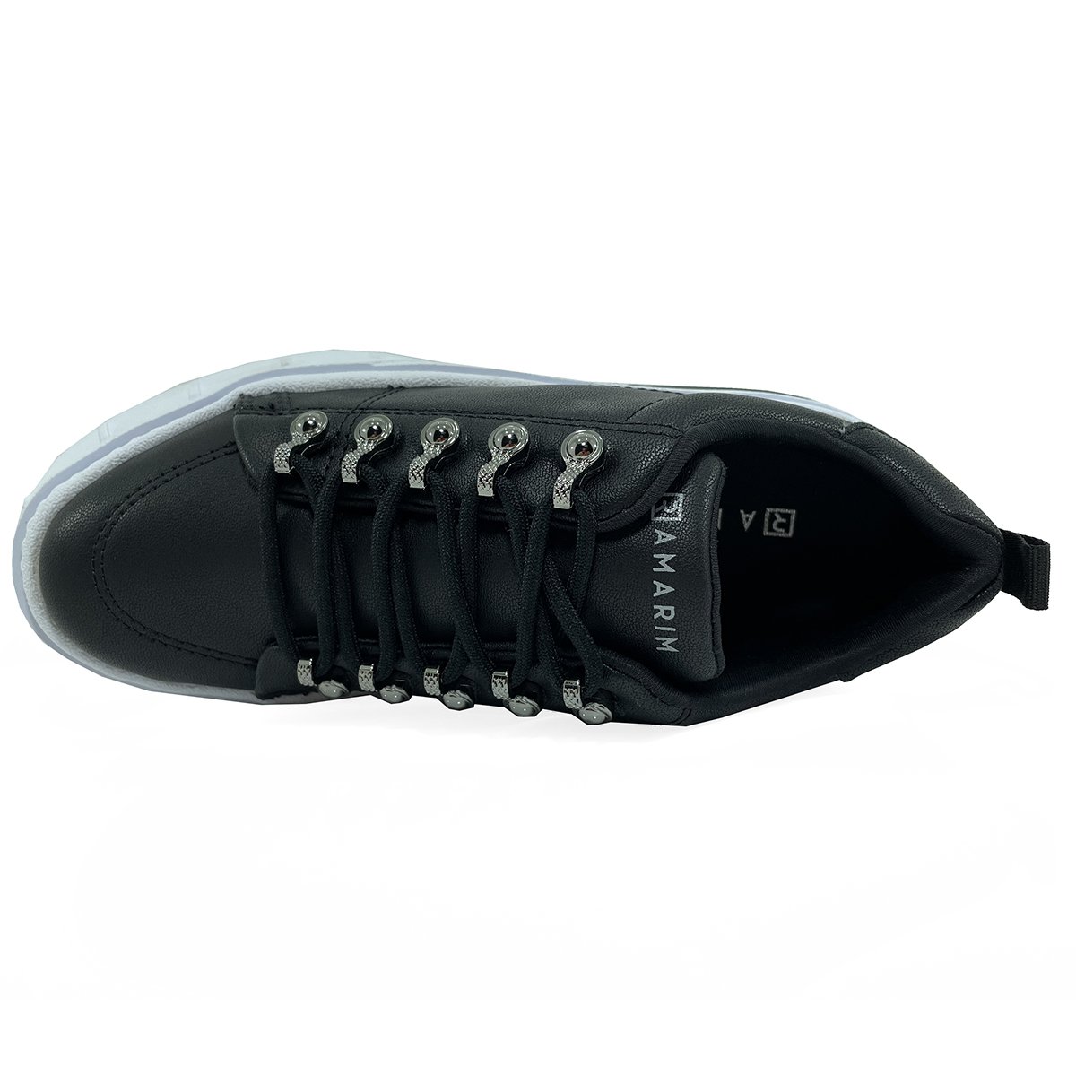 Tênis Ramarim Sneaker Casual Flatform Feminino - Preto Preto 3