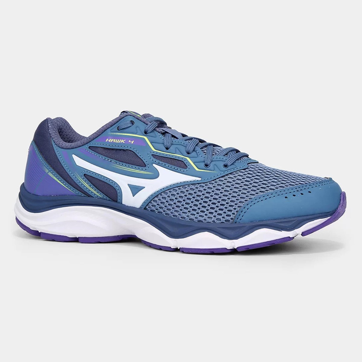 Tênis Mizuno Wave Hawk 4 Feminino - Azul Azul 1