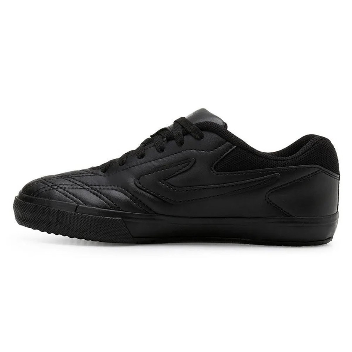 Chuteira Futsal Juvenil Topper Dominator 3 - Preto Preto 2
