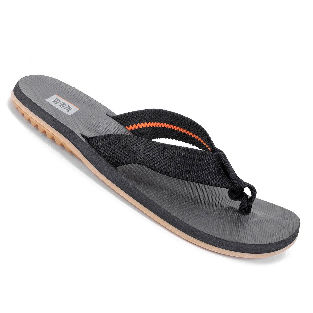 Chinelo Kenner Kasual Elastic Slim Masculino - Preto Preto 2