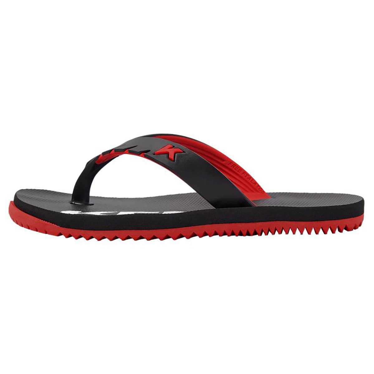 Chinelo Infantil Kenner Red Kids - Preto e Vermelho Preto 4