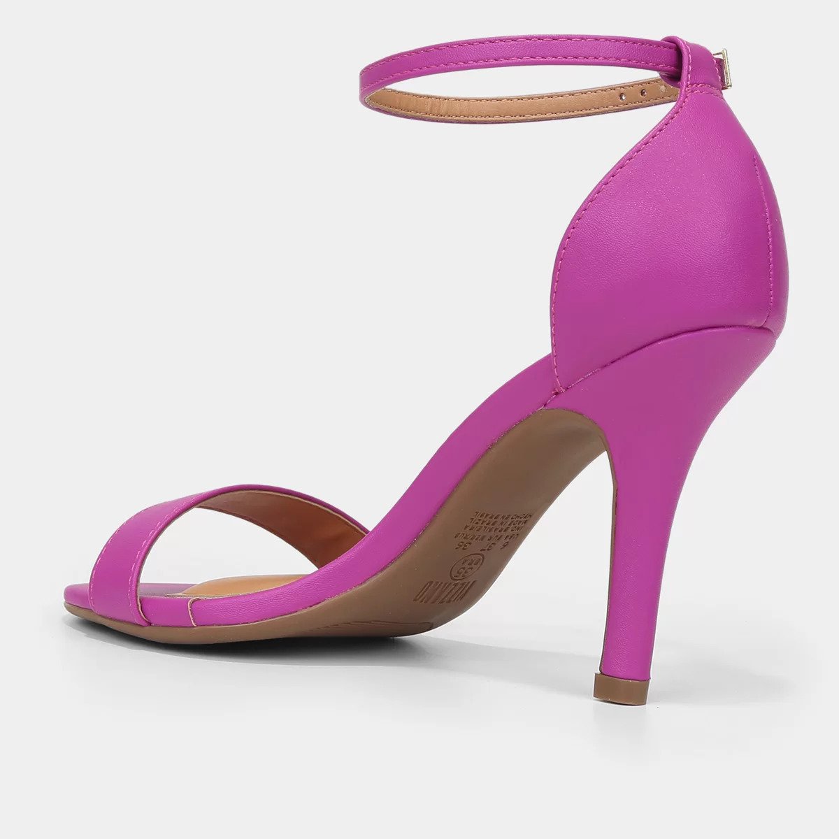 Sandália Vizzano Básica Salto Alto Feminina - Roxo Roxo 4