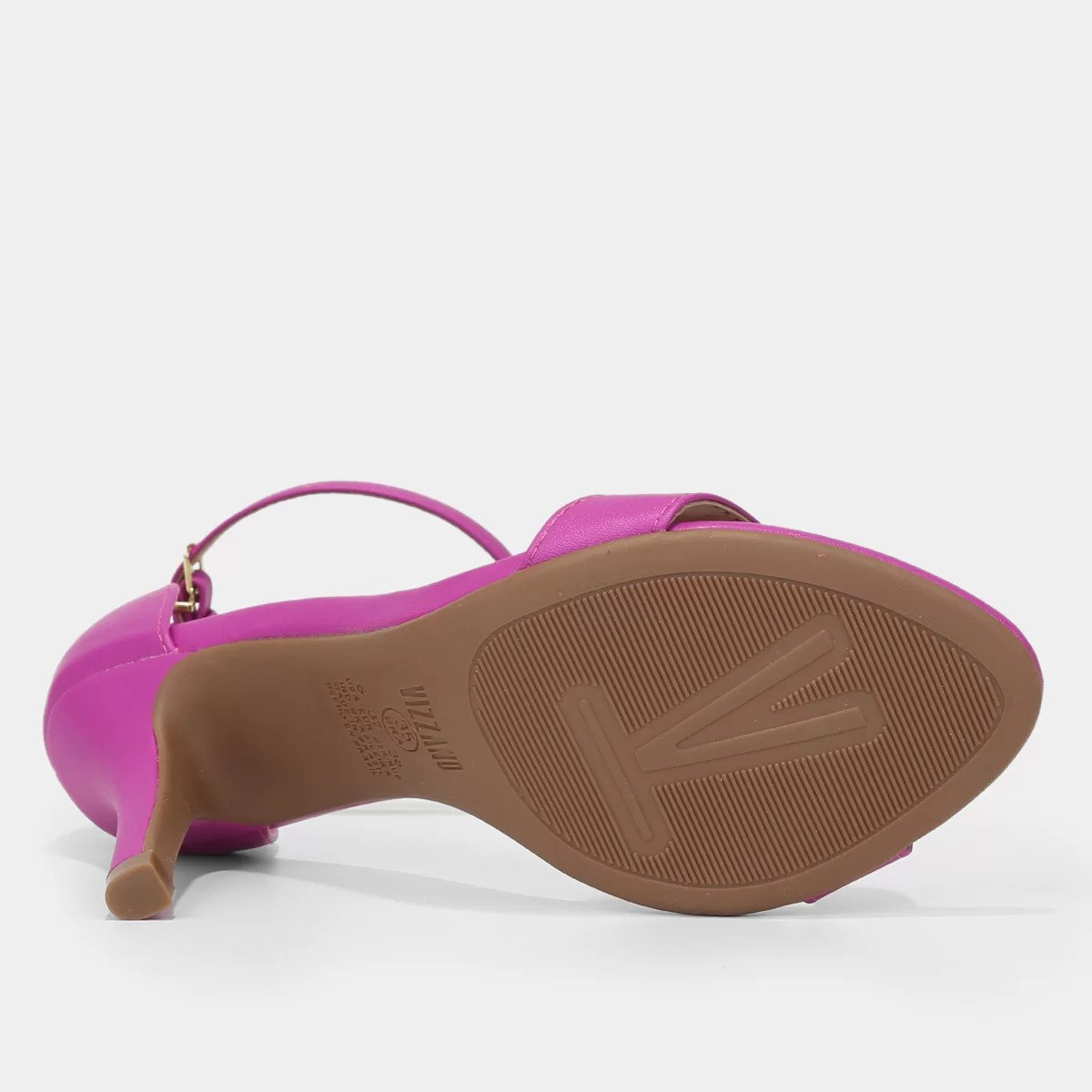 Sandália Vizzano Básica Salto Alto Feminina - Roxo Roxo 5