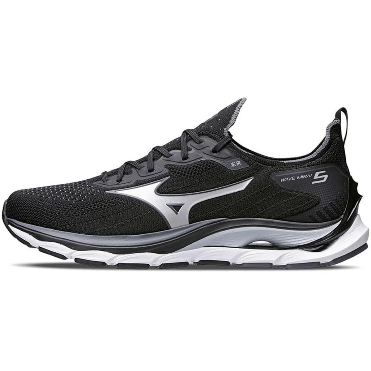 Tênis Mizuno Wave Mirai 5 Masculino - Preto