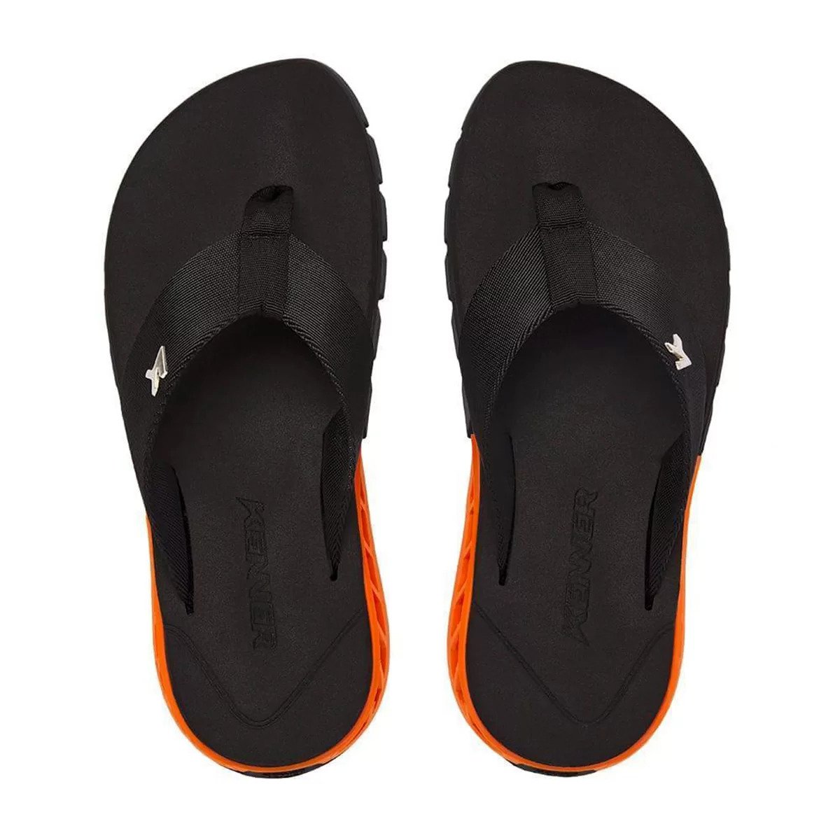 Chinelo Kenner Rakka Masculino - Preto Preto 2
